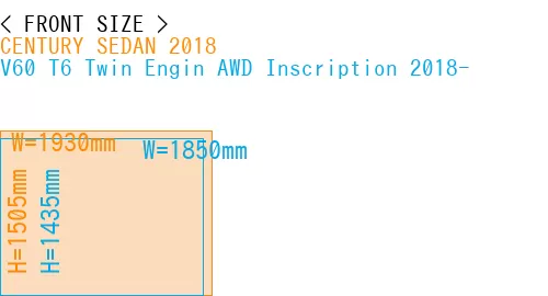 #CENTURY SEDAN 2018 + V60 T6 Twin Engin AWD Inscription 2018-